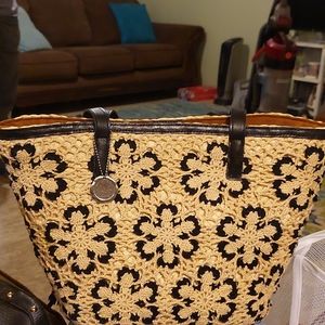 Patricia Nash handbag black and tan